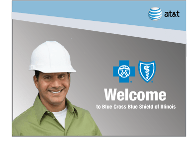 Corporate benefits design sample - Flash landing page