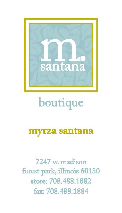 Logo design sample - M. Santana