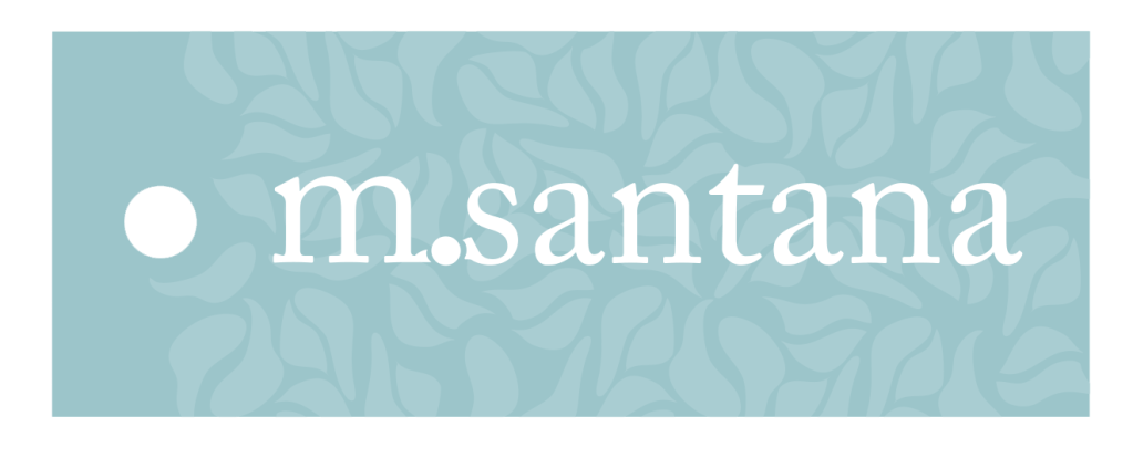 Logo design sample - M. Santana