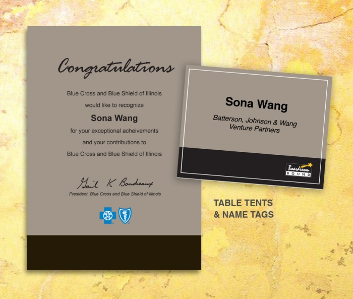 Corporate event invitation design sample